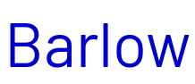 Barlow шрифт