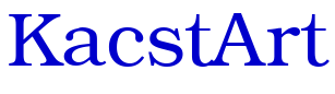KacstArt шрифт