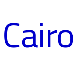 Cairo шрифт