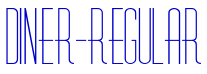 Diner-Regular шрифт